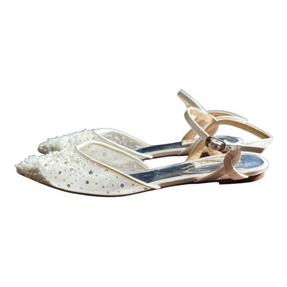 Badgley Mischka Carissa Pointed Toe Flat Size 9 - Picture 11 of 15